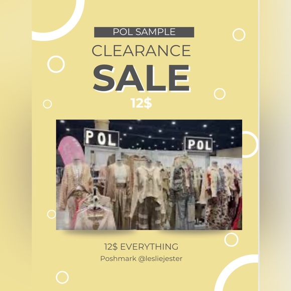 POL | Other | Pol Sample Clearance Sale Everything 12 | Poshmark